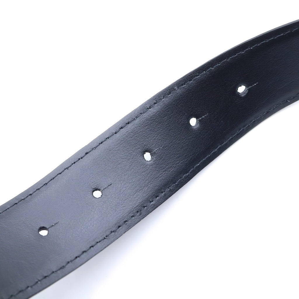 AMIRI(アミリ) MA CORE LOGO BELT MAロゴバックル レザーベルト ブラック AMACBL1011