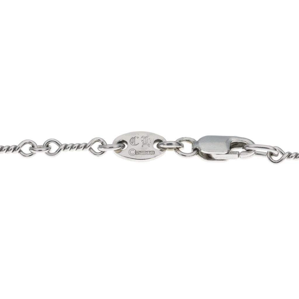 CHROME HEARTS(クロムハーツ) 18KWG NECKCHAIN T16 ツイストチェーンネックレス 16inch ホワイトゴールド BCA001