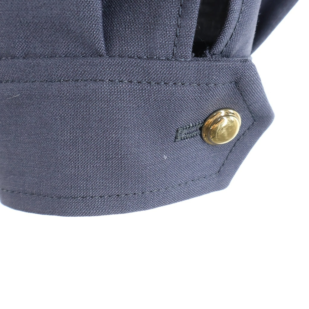 miumiu(ミュウミュウ) EMBROIDERED LOGO BLOUSON JACKET 刺繍ロゴ ブルゾンジャケット グレー ML1261SOOO17NJ ML1261