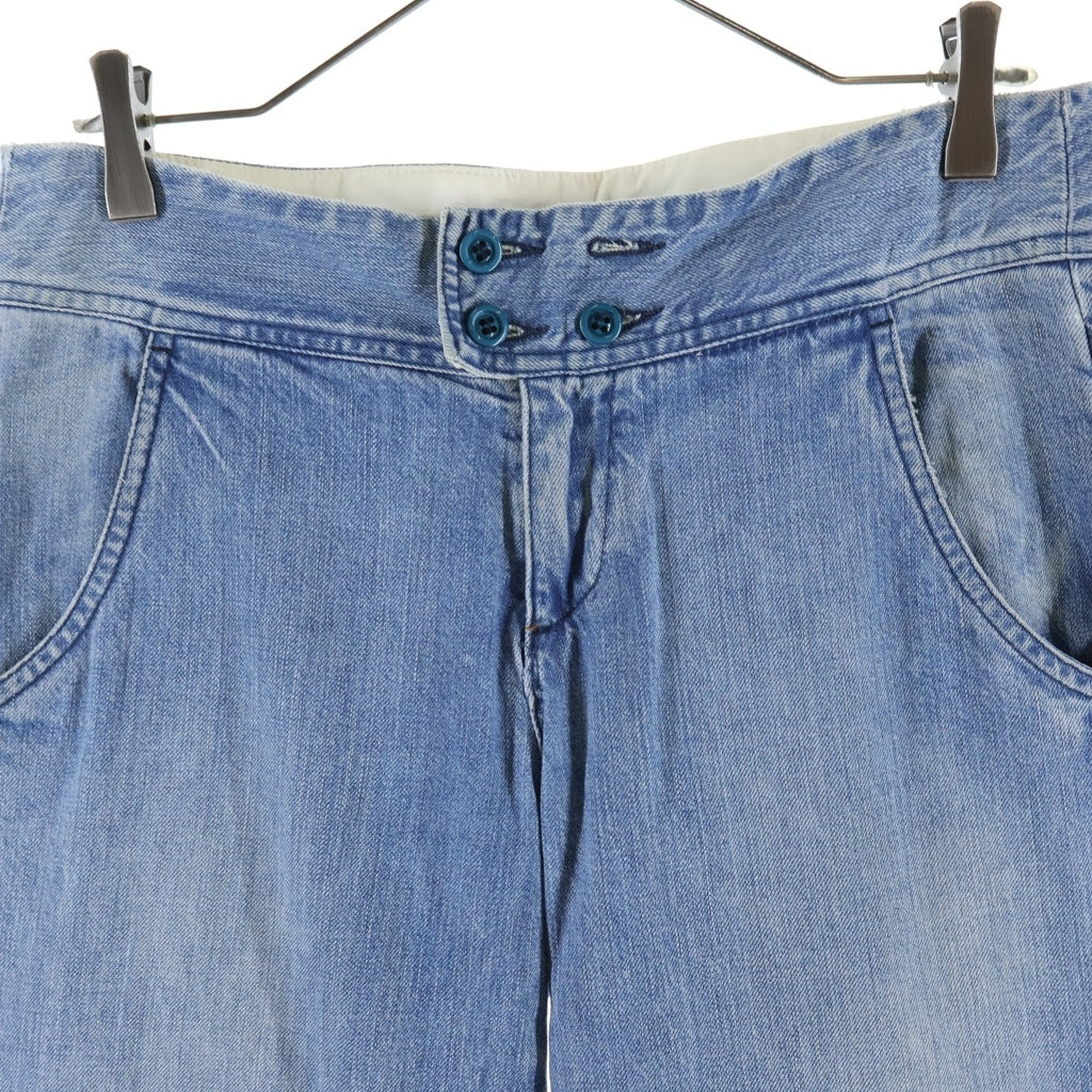 Chloe(クロエ) Wide Denim Pants ワイド ローウエスト デニムパンツ インディゴ レディース