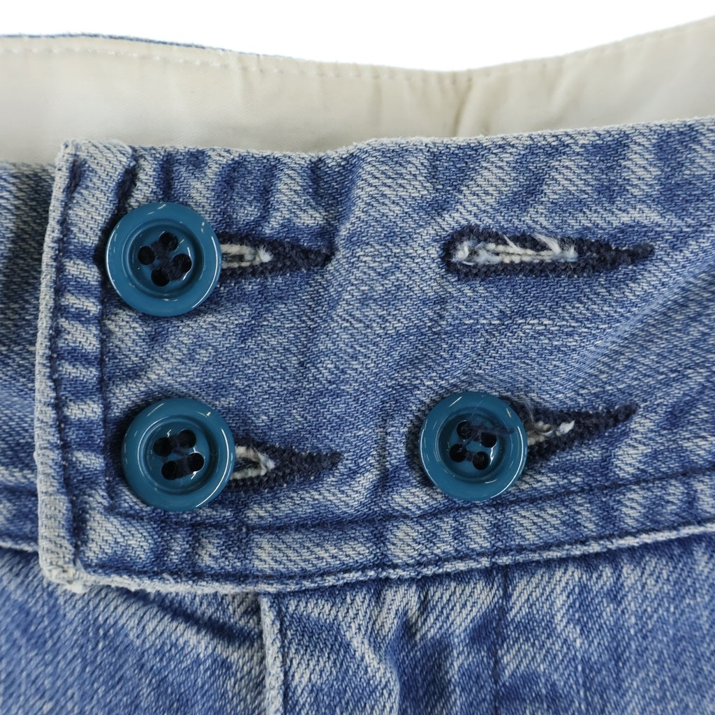Chloe(クロエ) Wide Denim Pants ワイド ローウエスト デニムパンツ インディゴ レディース