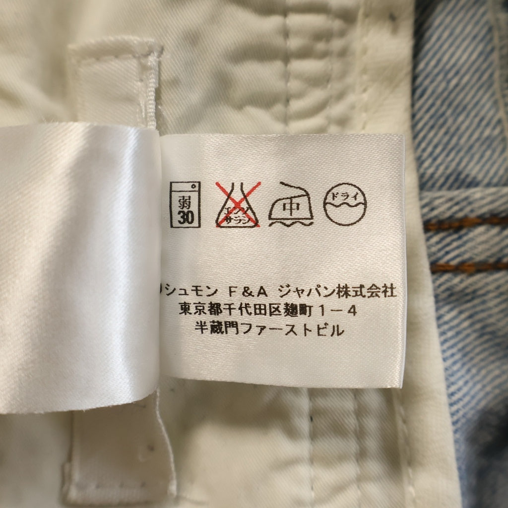 Chloe(クロエ) Wide Denim Pants ワイド ローウエスト デニムパンツ インディゴ レディース