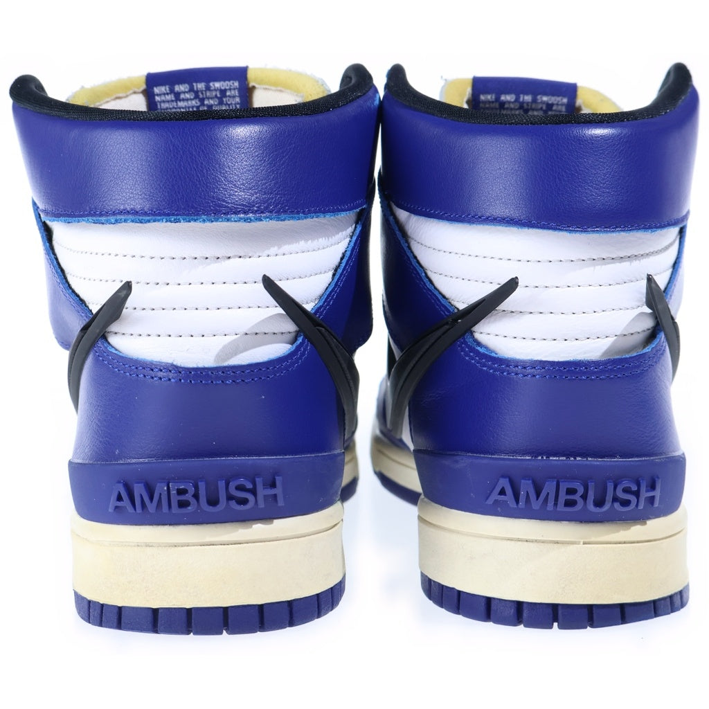 NIKE(ナイキ) × AMBUSH DUNK HIGH DEEP ROYAL CU7544-400 アンブッシュ ダンクハイ ディープロイヤル ハイカットスニーカー シューズ ブルー/ホワイト US9/27cm