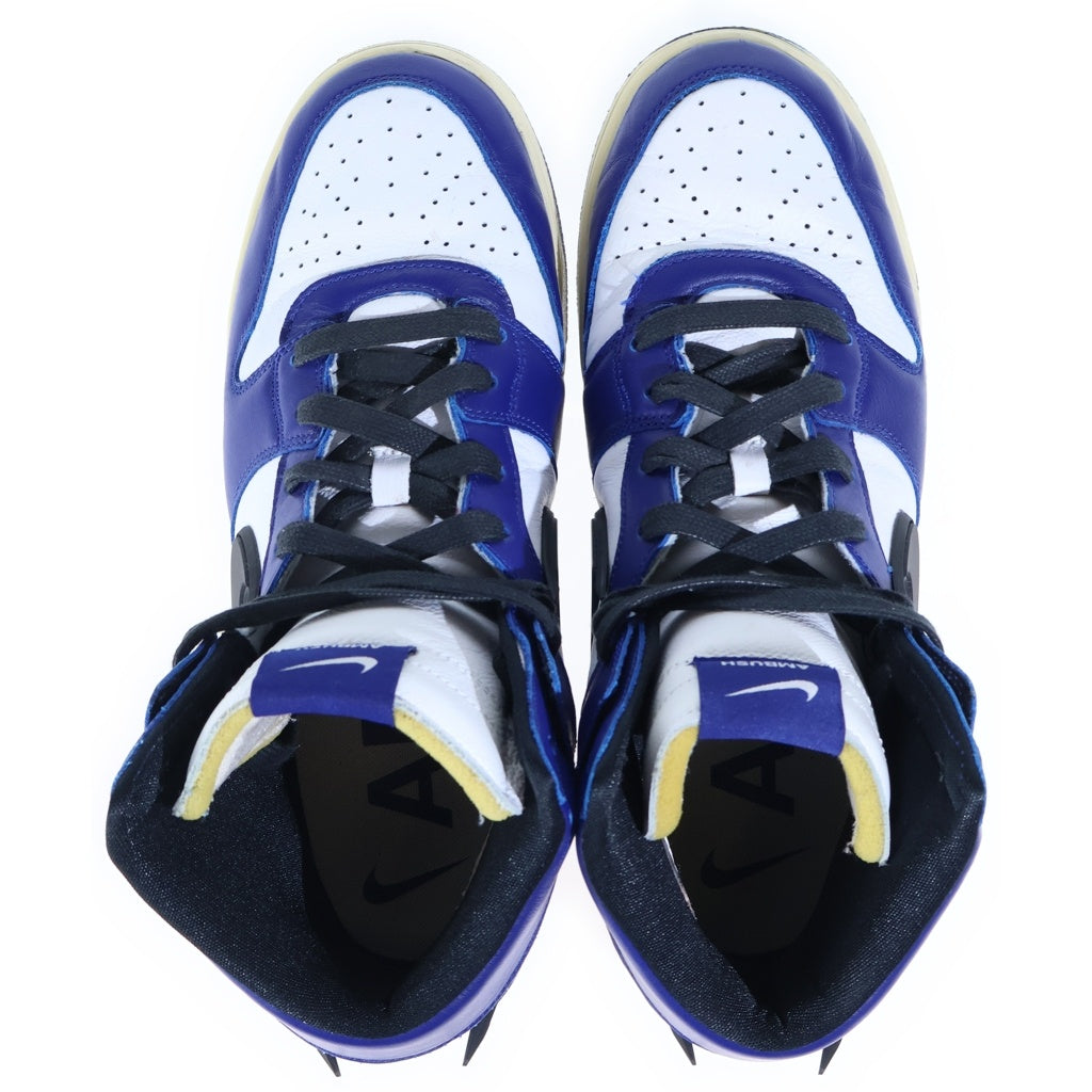 NIKE(ナイキ) × AMBUSH DUNK HIGH DEEP ROYAL CU7544-400 アンブッシュ ダンクハイ ディープロイヤル ハイカットスニーカー シューズ ブルー/ホワイト US9/27cm