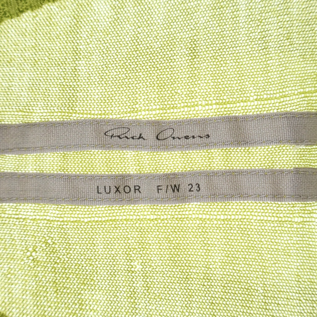 Rick Owens(リックオウエンス) 23AW OVERSIZED ROUND NECK KNIT オーバーサイズ ラウンドネック ニット グリーン RU02C7627-M