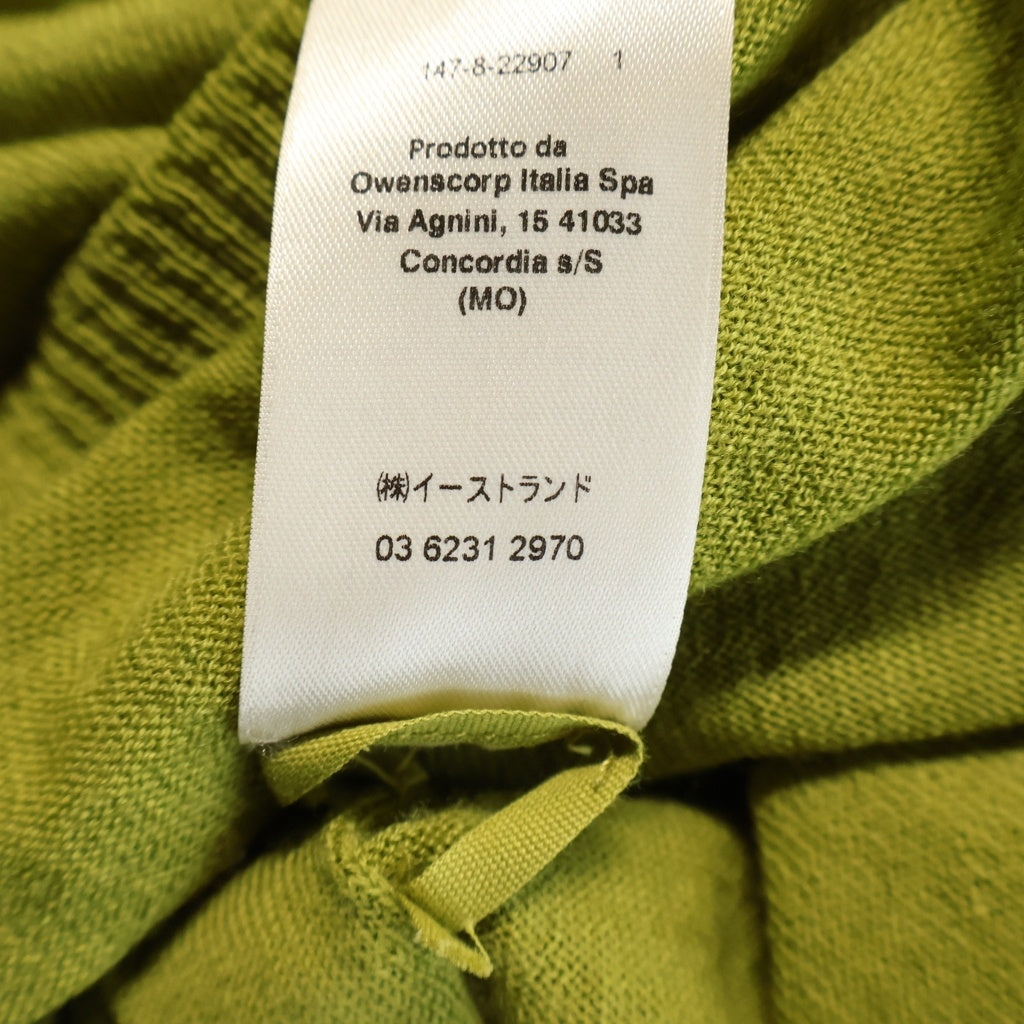 Rick Owens(リックオウエンス) 23AW OVERSIZED ROUND NECK KNIT オーバーサイズ ラウンドネック ニット グリーン RU02C7627-M