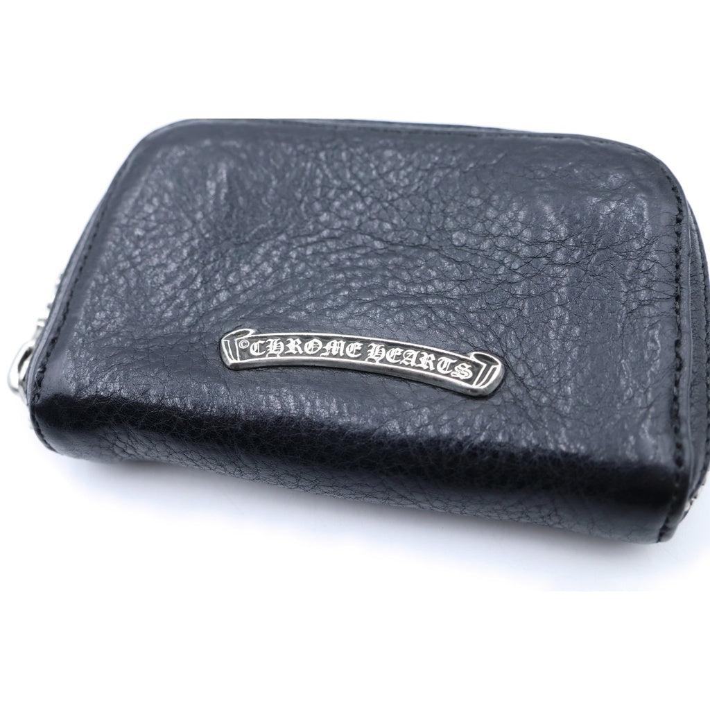 CHROME HEARTS(クロムハーツ) COIN CASE ダガーラウンドジップレザー