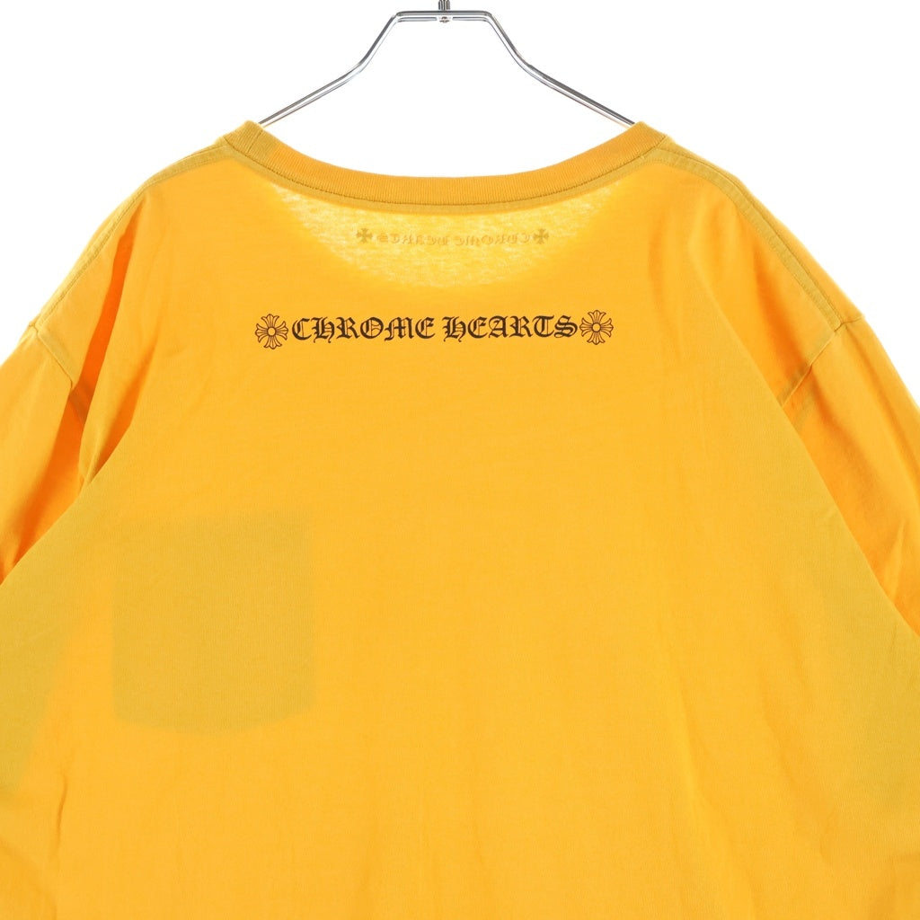 CHROME HEARTS(クロムハーツ) Vertical Logo Tee ヴァーティカル ロゴ 半袖Tシャツ カットソー イエロー