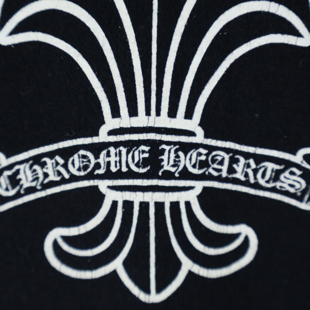 CHROME HEARTS(クロムハーツ) OLD Back Fluer Tee オールド バック BS フレア Vネック 半袖Tシャツ カットソー ブラック