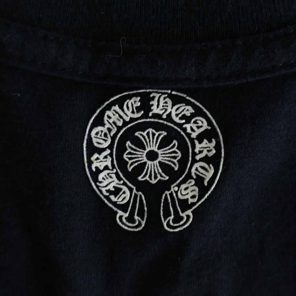 CHROME HEARTS(クロムハーツ) OLD Back Fluer Tee オールド バック BS フレア Vネック 半袖Tシャツ カットソー ブラック