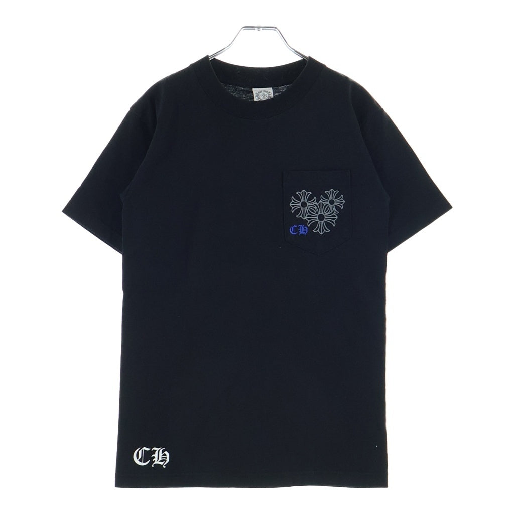 CHROME HEARTS(クロムハーツ) Back Circle Logo PLS Tee バック サークルロゴ CH プラス 半袖Tシャツ カットソー ブラック