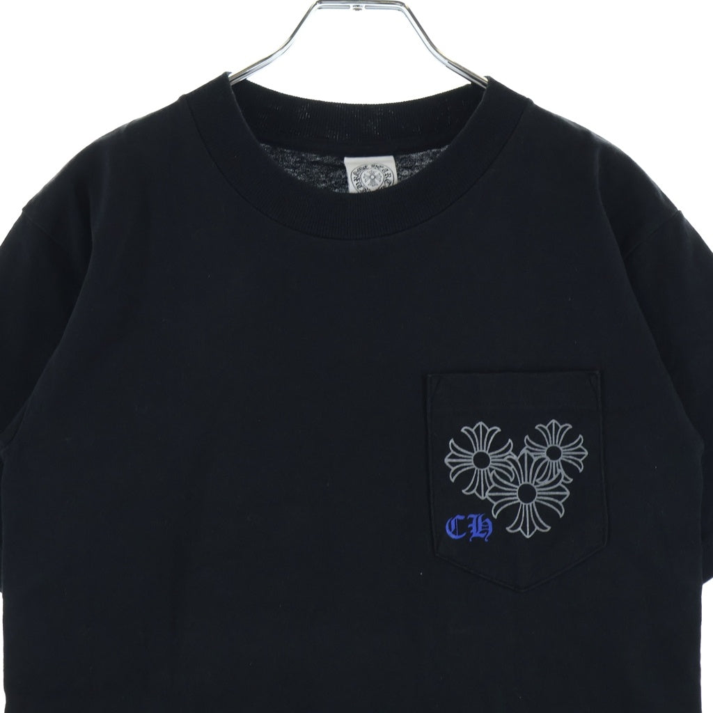 CHROME HEARTS(クロムハーツ) Back Circle Logo PLS Tee バック サークルロゴ CH プラス 半袖Tシャツ カットソー ブラック