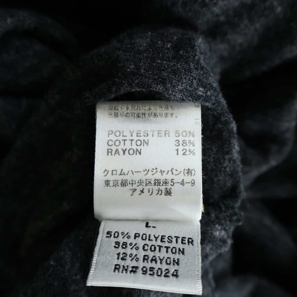 CHROME HEARTS(クロムハーツ) OLD Back T Bar L/S Tee オールド バック Tバー ロングスリーブ 7分袖Tシャツ カットソー ブラック