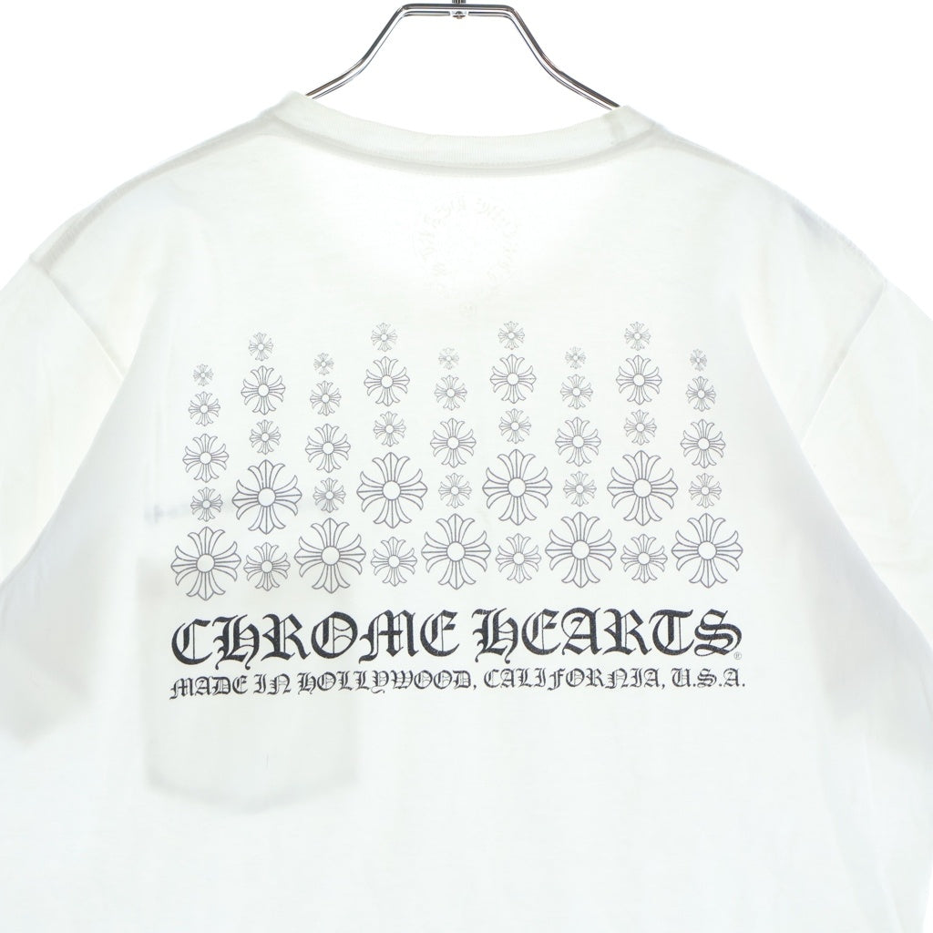 CHROME HEARTS(クロムハーツ) Back Made in Hollywood Tee オールド バック メイドインハリウッド 半袖Tシャツ カットソー ホワイト
