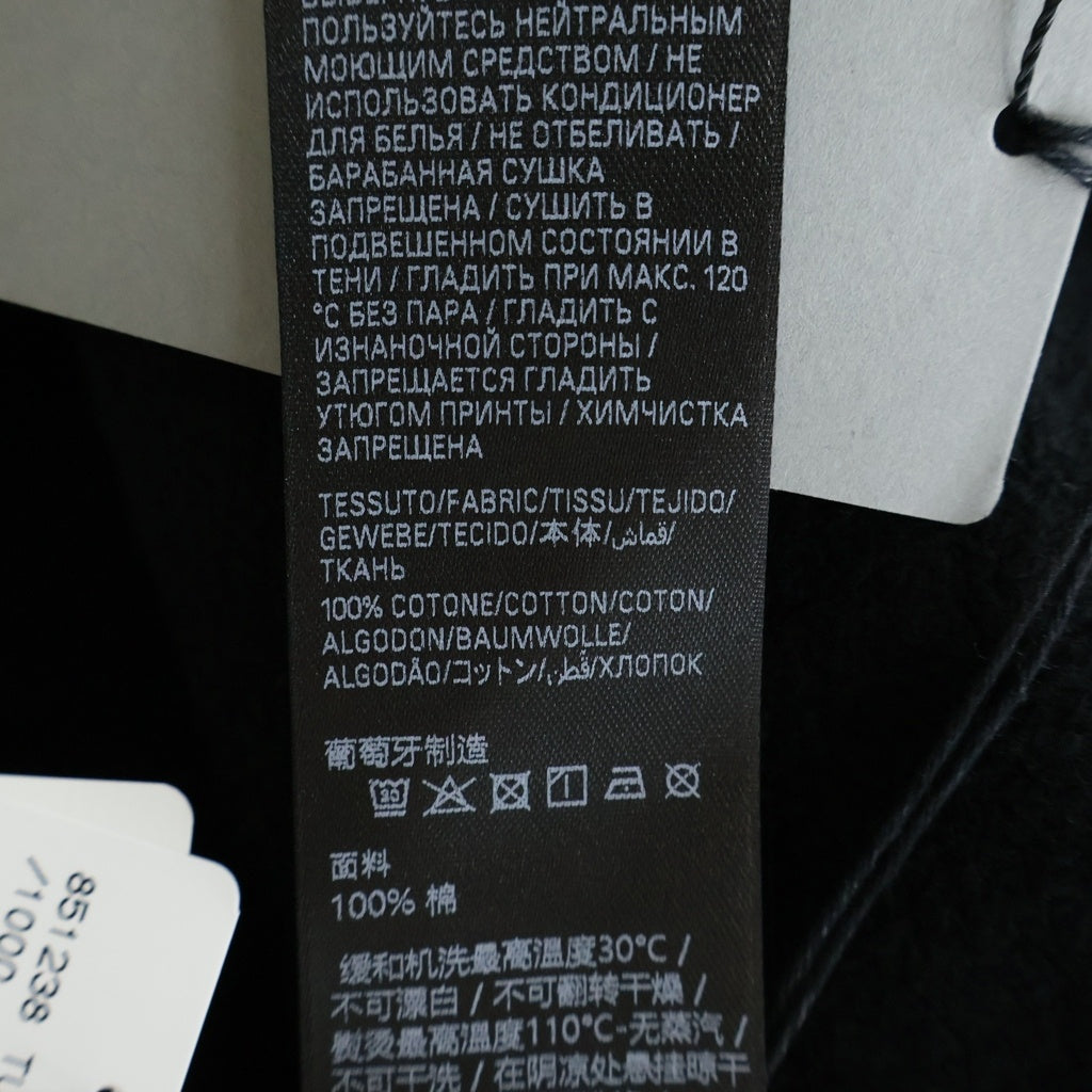 BALENCIAGA(バレンシアガ) 26SS Medium Fit Hoodie グラフィック プリント プルオーバーパーカー フーディ ブラック 851238 TUV09