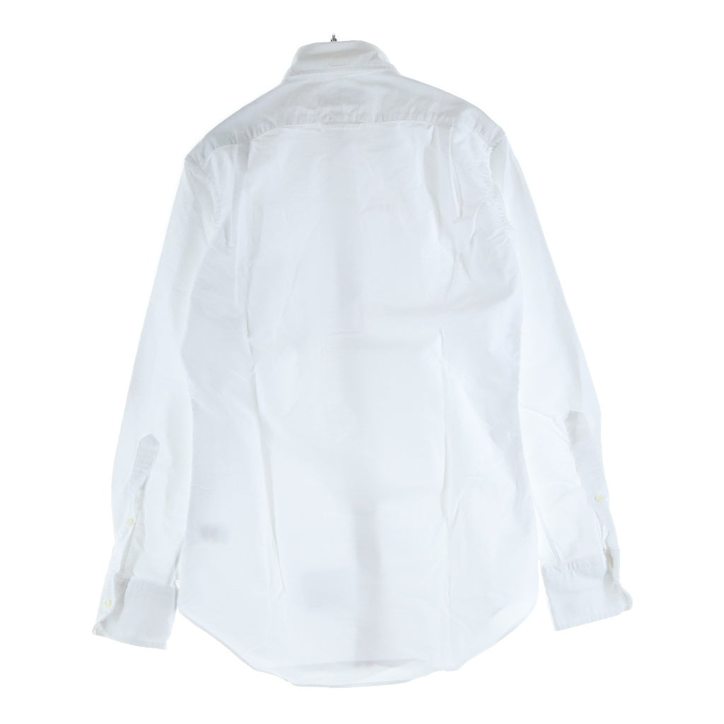 THOM BROWNE(トムブラウン) L/S Shirt トリコロール オックスフォードボタンダウンシャツ ホワイト MWL010E-00139-100