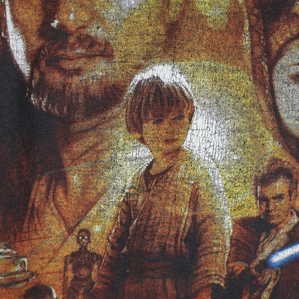 VINTAGE(ヴィンテージ) 90s STAR WARS EPISODE 1 Movie Tee スターウォーズ エピソード1 ムービー 映画 半袖Tシャツ カットソー ブラック