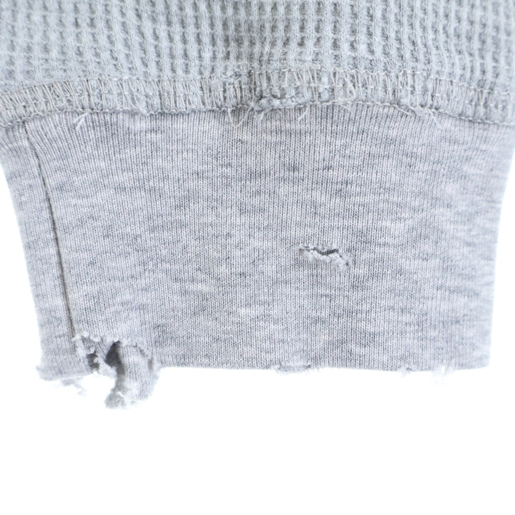 VINTAGE(ヴィンテージ) 00s West Coast Choppers Thermal L/S Tee ウエストコーストチョッパーズ アイアンクロス サーマル 長袖Tシャツ カットソー グレー