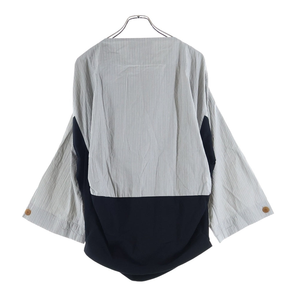 Vivienne Westwood(ヴィヴィアンウエストウッド) REDLABEL Twin Bird Docking L/S Tee ツインバード ドッキング 切り替え ロングスリーブ 長袖Tシャツ シャツ ブラック/グレー レディース