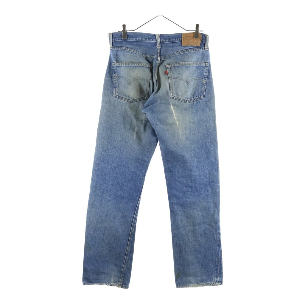 Levi's(リーバイス) 70s VINTAGE 501 66後期 スモールe 均等V 紙パッチ ボタンフライ ボタン裏6 デニムパンツ インディゴ