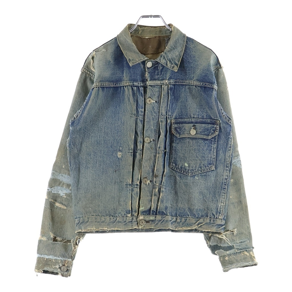 Levi's(リーバイス) 50s VINTAGE 506XX 1st ヴィンテージ 片面BIG E ボタン裏無 スライドバックル デニムジャケット インディゴ