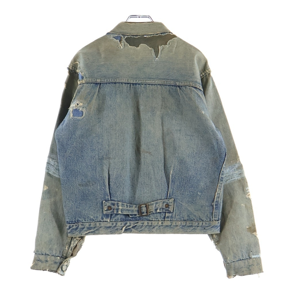 Levi's(リーバイス) 50s VINTAGE 506XX 1st ヴィンテージ 片面BIG E ボタン裏無 スライドバックル デニムジャケット インディゴ