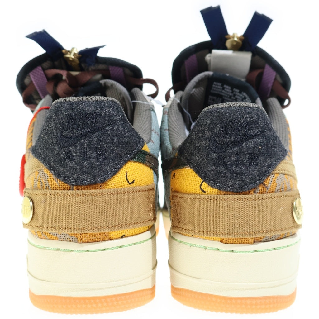 NIKE(ナイキ) ×TRAVIS SCOTT AIR FORCE1 CACTUS JACK トラヴィススコット カクタスジャック ローカットスニーカー マルチ US9/27cm CN2405-900