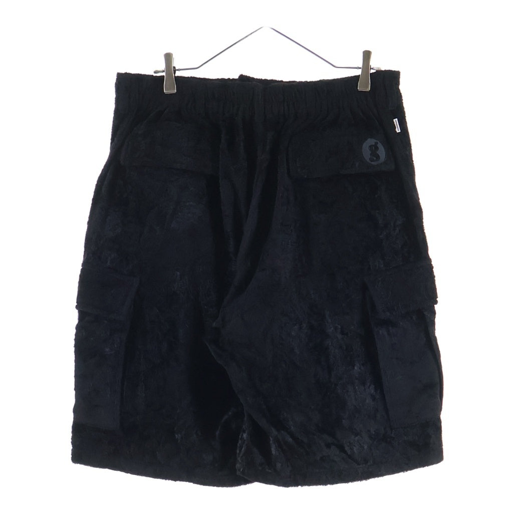 SUPREME(シュプリーム) 25SS ×GOODENOUGH Crushed Rayon Cargo Short グッドイナフ クラッシュ レーヨン カーゴショーツ ハーフパンツ ブラック