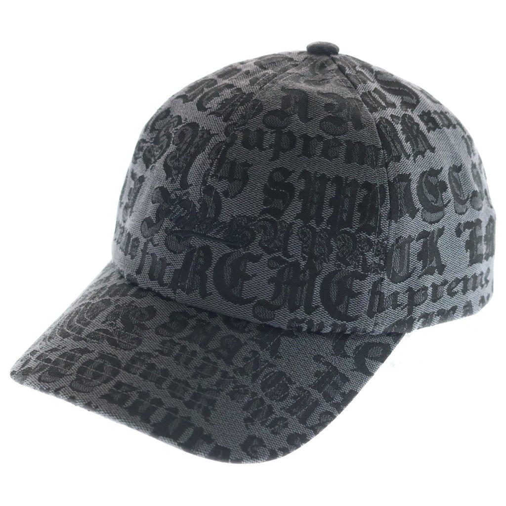 SUPREME(シュプリーム) 25SS Cities Jacquard 6-Panel シィティーズ ジャカード 6パネル キャップ 帽子 ブラック