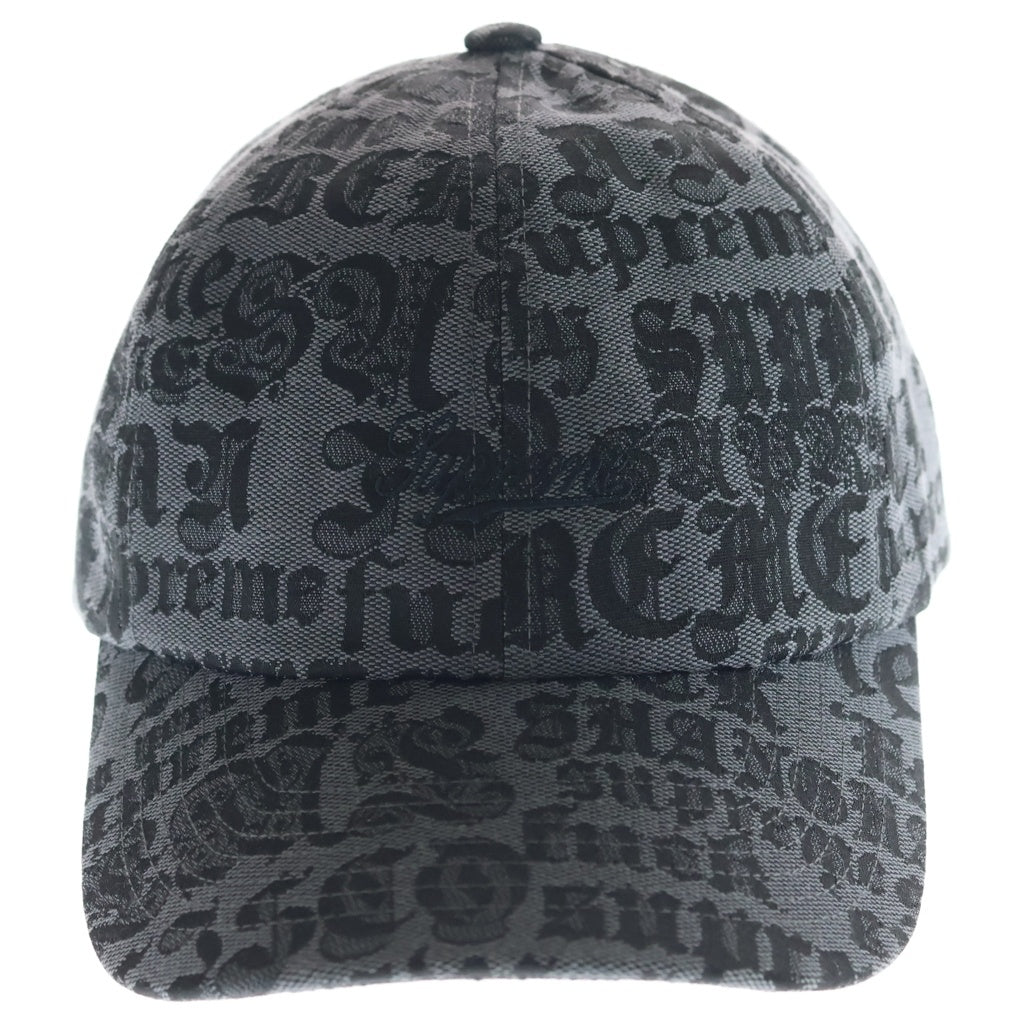 SUPREME(シュプリーム) 25SS Cities Jacquard 6-Panel シィティーズ ジャカード 6パネル キャップ 帽子 ブラック