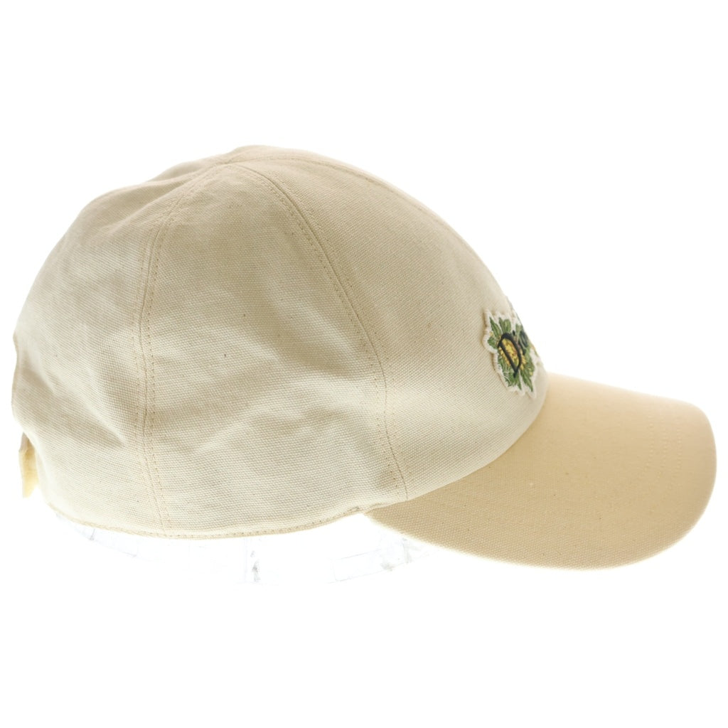 DIOR(ディオール) ×DENIM TEARS Cap デニムティアーズ キャンバスキャップ 帽子 アイボリー 383C911E4511