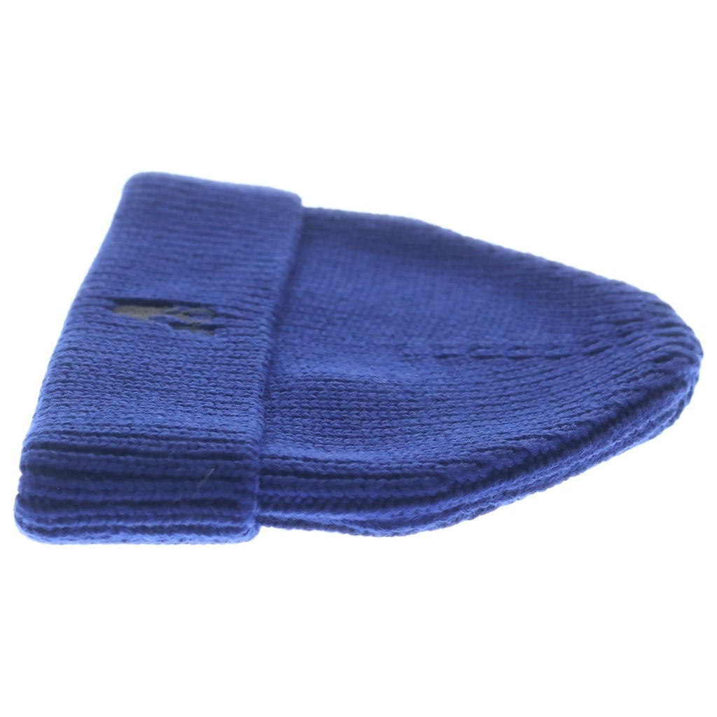 OFF-WHITE(オフホワイト) 21AW Hand Off Wool Rib Beanie ハンズオフ ウール リブビーニー ニット帽 帽子 ネイビー OMLC016F21KNI001