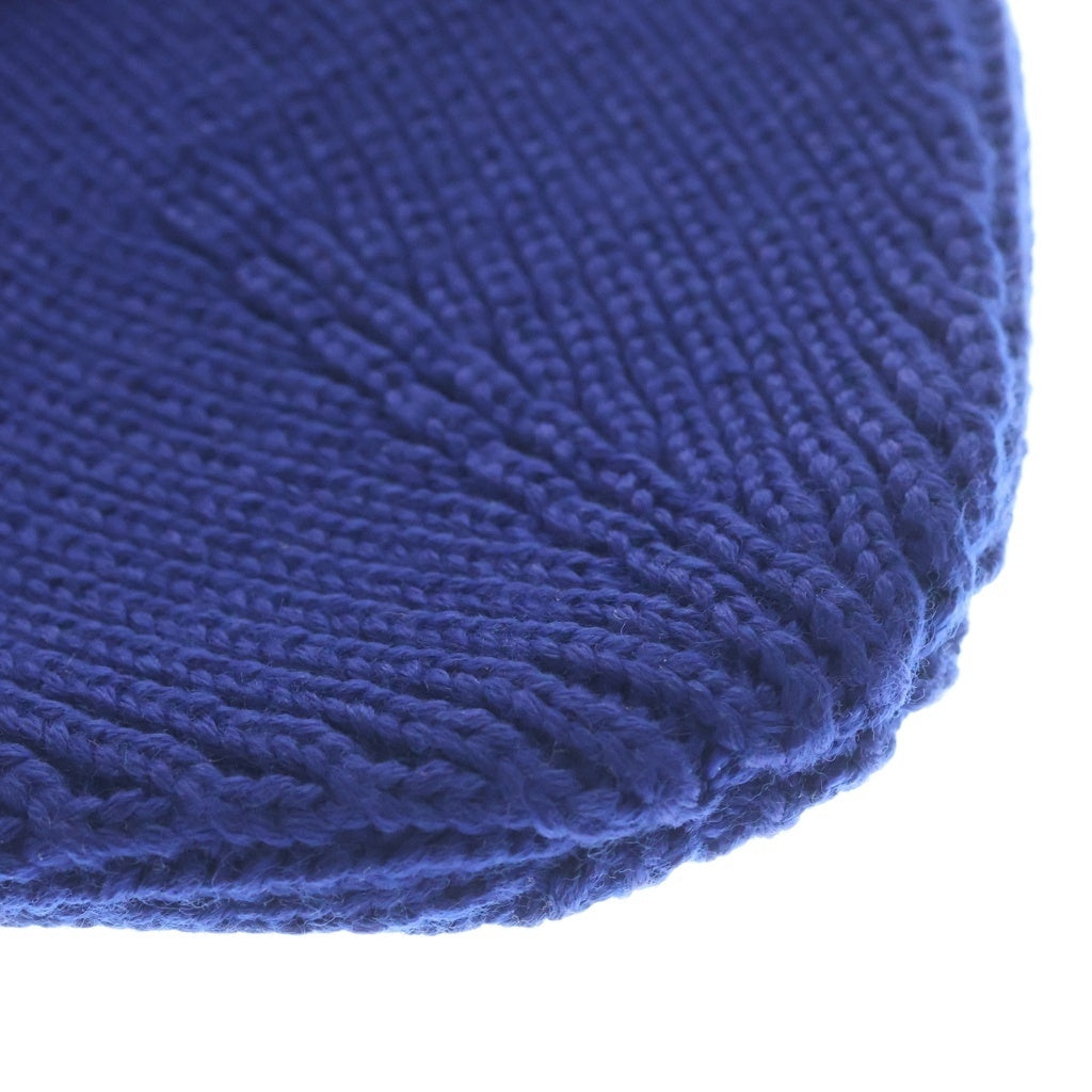 OFF-WHITE(オフホワイト) 21AW Hand Off Wool Rib Beanie ハンズオフ ウール リブビーニー ニット帽 帽子 ネイビー OMLC016F21KNI001