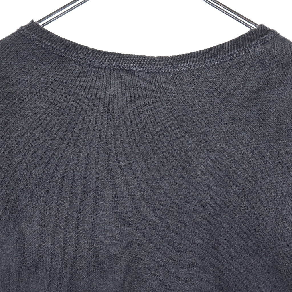 SAINT MICHAEL(セントマイケル) 24SS ×DENIM TEARS DT CRW SWEAT / ST.TEARS デニムティアーズ ダメージ加工 クルーネックスウェットトレーナー グレー SM-YS8-0000-C02