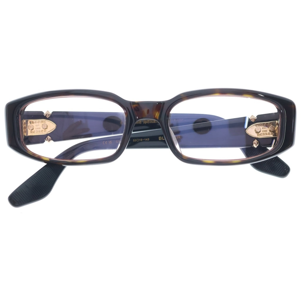 CHROME HEARTS(クロムハーツ) BLUEHER CHプラス ピラミッド テンプル サングラス 眼鏡 アイウェア ブラック
