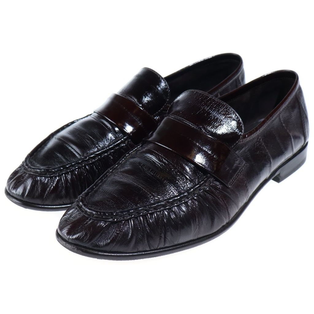 THE ROW(ザロウ) Soft Loafer ソフトローファー レザーローカットシューズ ブラウン