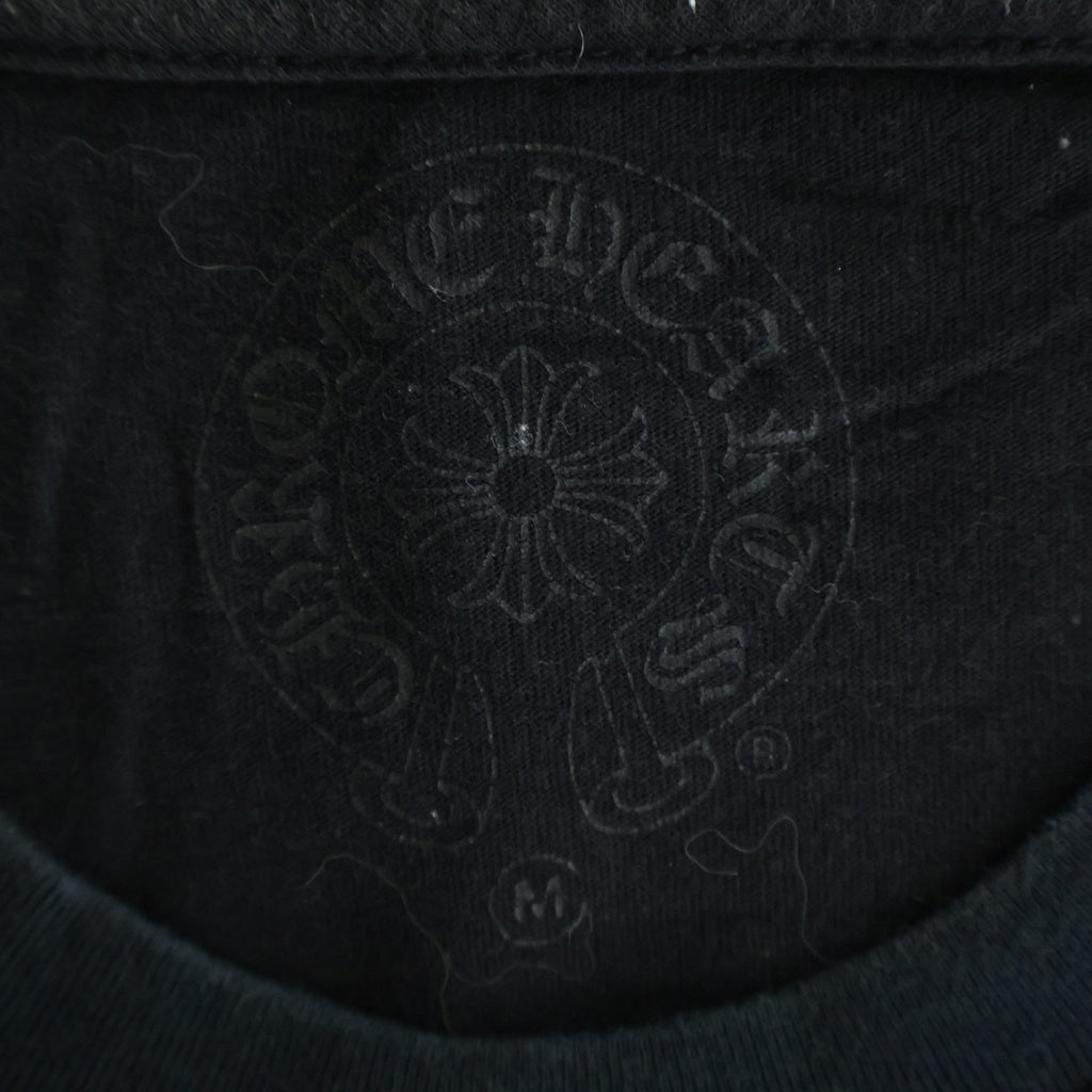 CHROME HEARTS(クロムハーツ) CH STAR L/S T-SHIRT LTD MALIBU マリブ限定 スター ホースシュープリント 長袖Tシャツ ロンT ブラック
