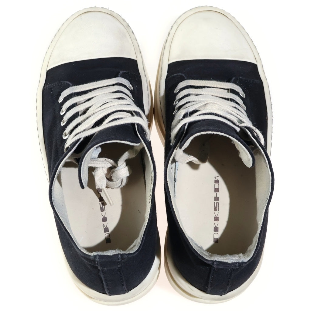 DRKSHDW(ダークシャドウ) DOUBLE BUMPER LOW SNEAKS ダブルバンパー ローカットスニーカー ブラック DS01D1832-NDK
