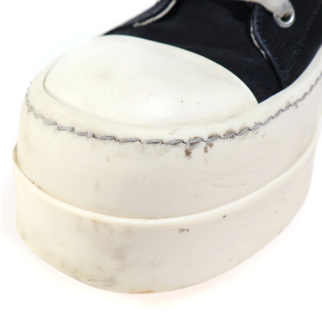 DRKSHDW(ダークシャドウ) DOUBLE BUMPER LOW SNEAKS ダブルバンパー ローカットスニーカー ブラック DS01D1832-NDK