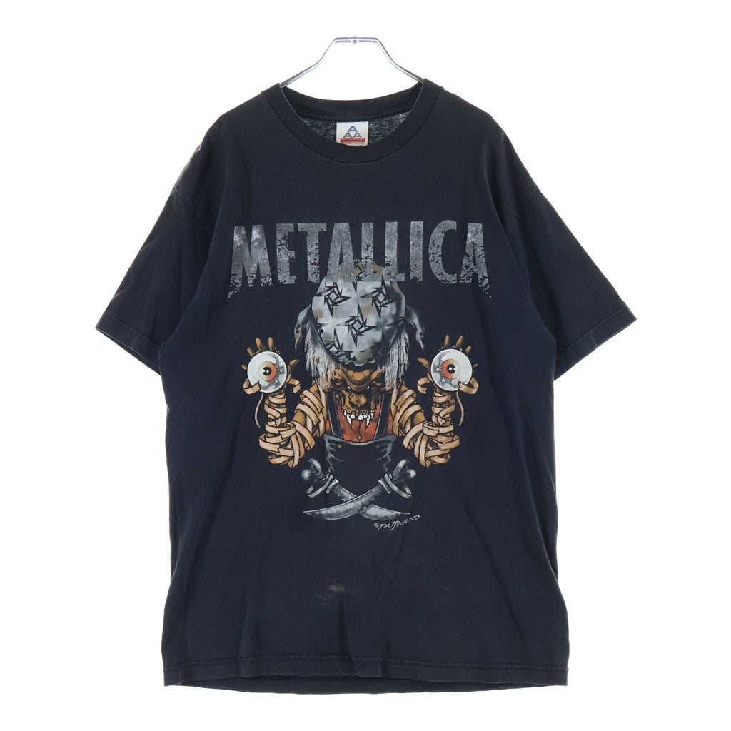 VINTAGE(ヴィンテージ) 00s METARICA Pushead Scull Tee メタリカ バンド 半袖Tシャツ カットソー ブラック