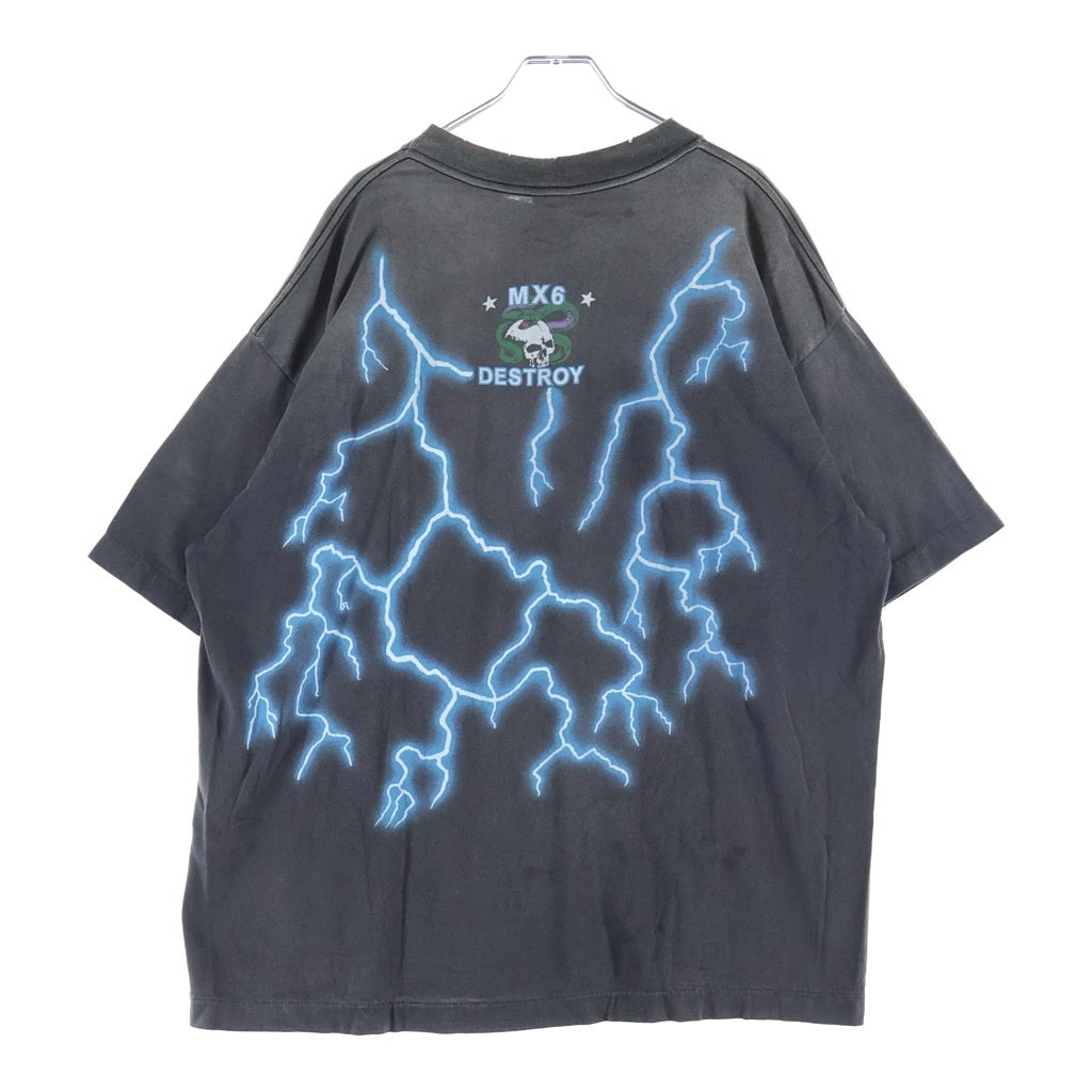 SAINT MICHAEL(セントマイケル) 24AW MEDUSA Tee メデューサ 半袖Tシャツ カットソー ブラック SM-YS1-0000-002