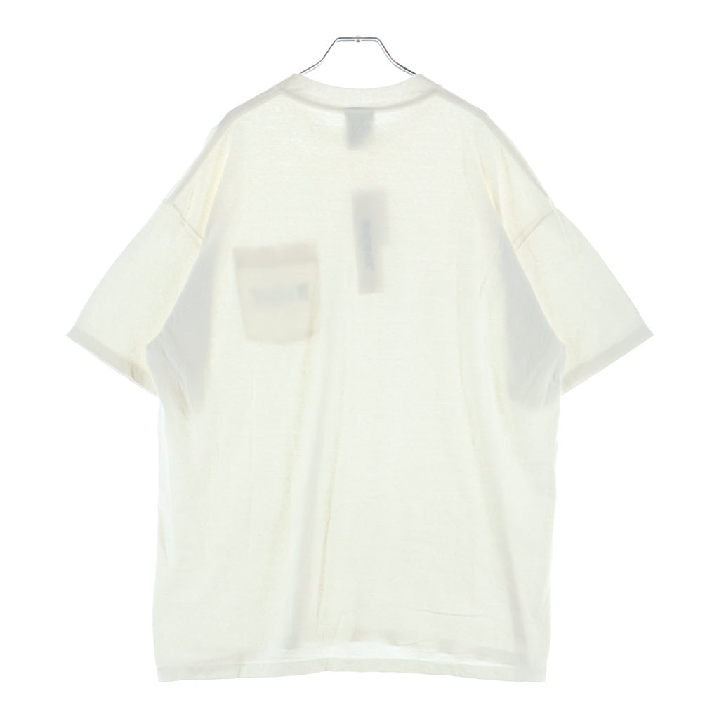 READY MADE(レディメイド) 24SS POCKET LOGO Tee ポケット ロゴ 半袖Tシャツ カットソー ホワイト RM-P01-0000-075
