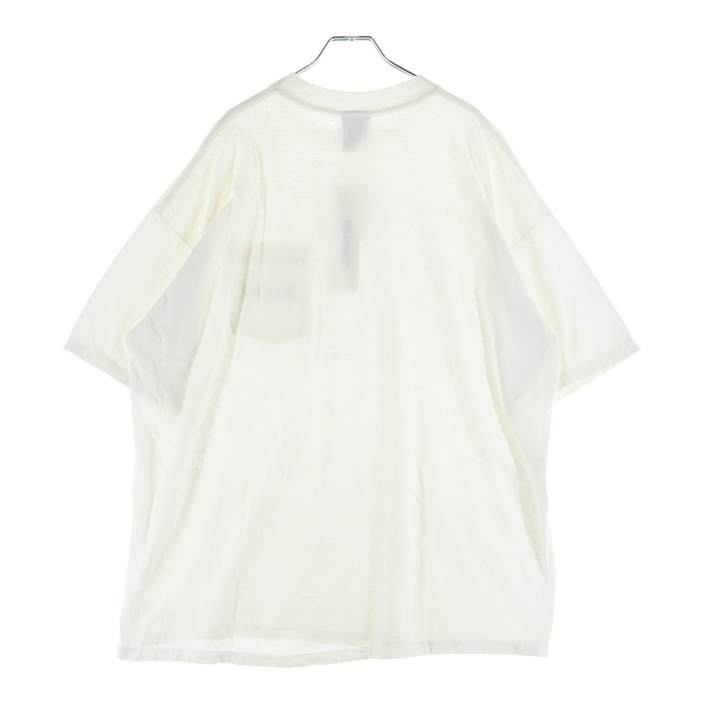 READY MADE(レディメイド) 24SS POCKET LOGO Tee ポケット ロゴ 半袖Tシャツ カットソー ホワイト RM-P01-0000-075