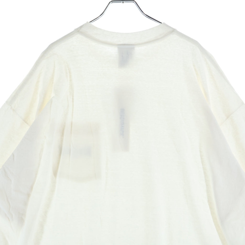 READY MADE(レディメイド) 24SS POCKET LOGO Tee ポケット ロゴ 半袖Tシャツ カットソー ホワイト RM-P01-0000-075