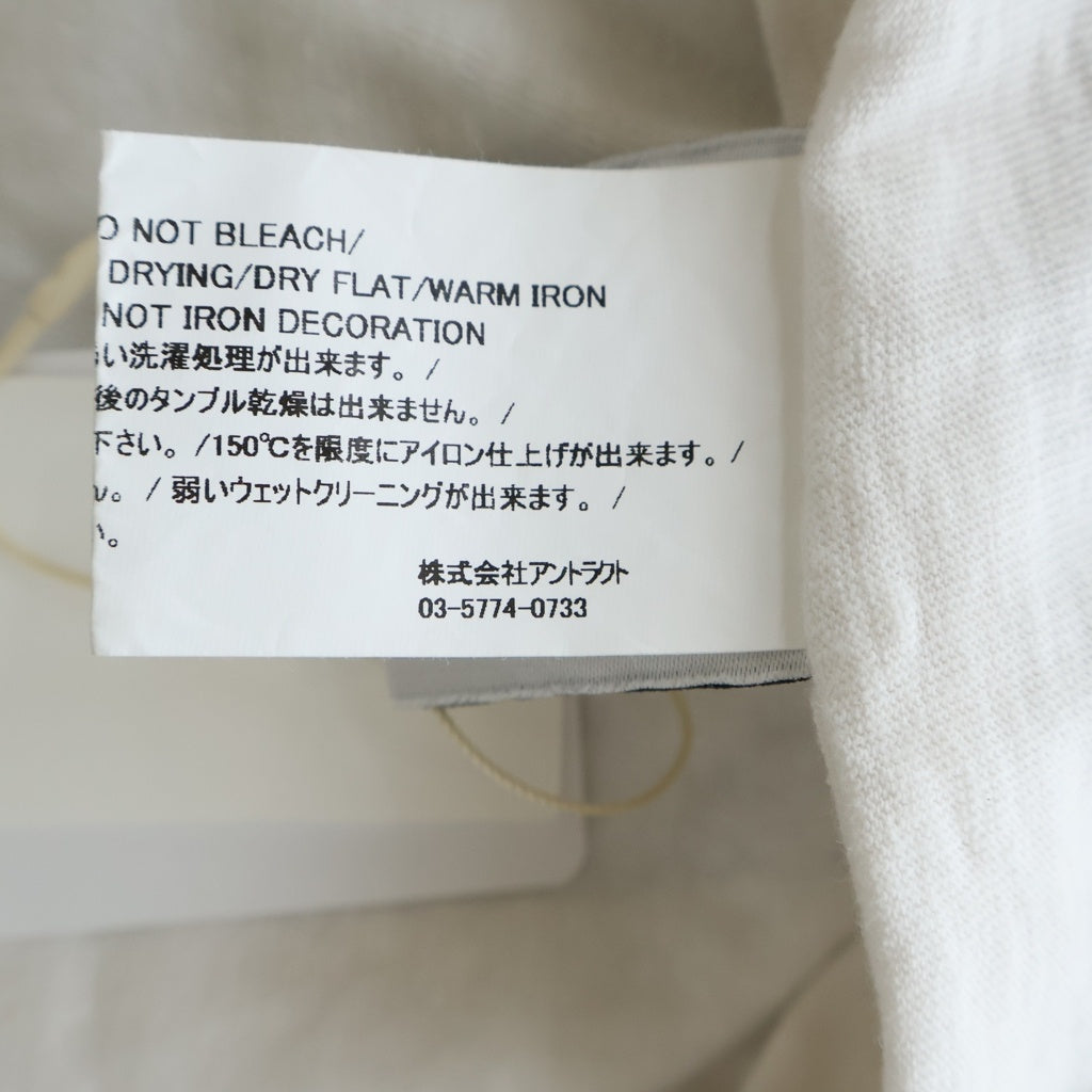 READY MADE(レディメイド) 24SS PEACE Tee ピース 半袖Tシャツ カットソー ホワイト RM-P01-0000-072