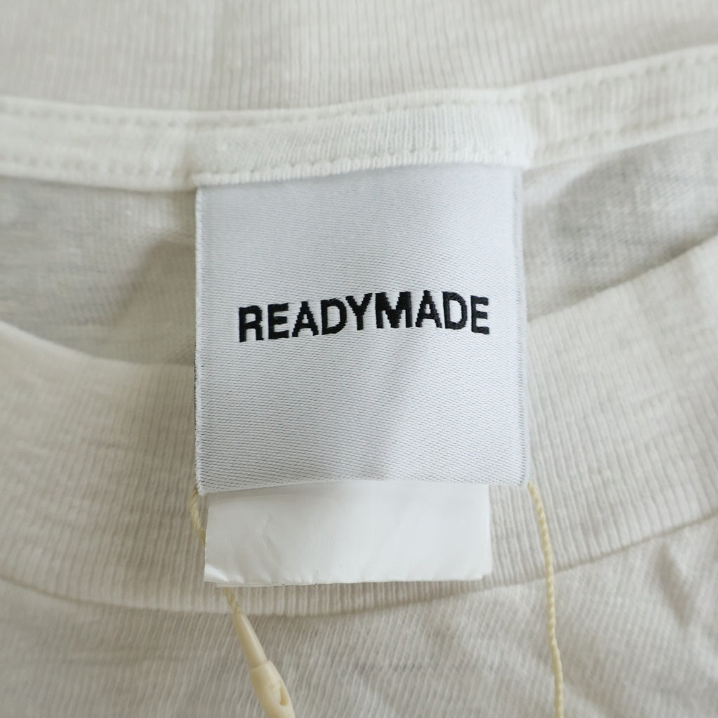 READY MADE(レディメイド) 24SS PEACE Tee ピース 半袖Tシャツ カットソー ホワイト RM-P01-0000-072