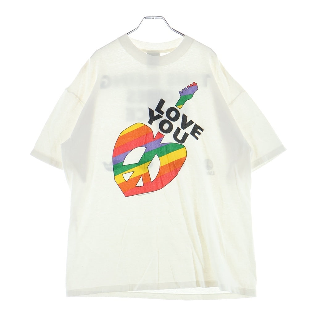 READY MADE(レディメイド) 24SS PEACE Tee ピース 半袖Tシャツ カットソー ホワイト RM-P01-0000-072