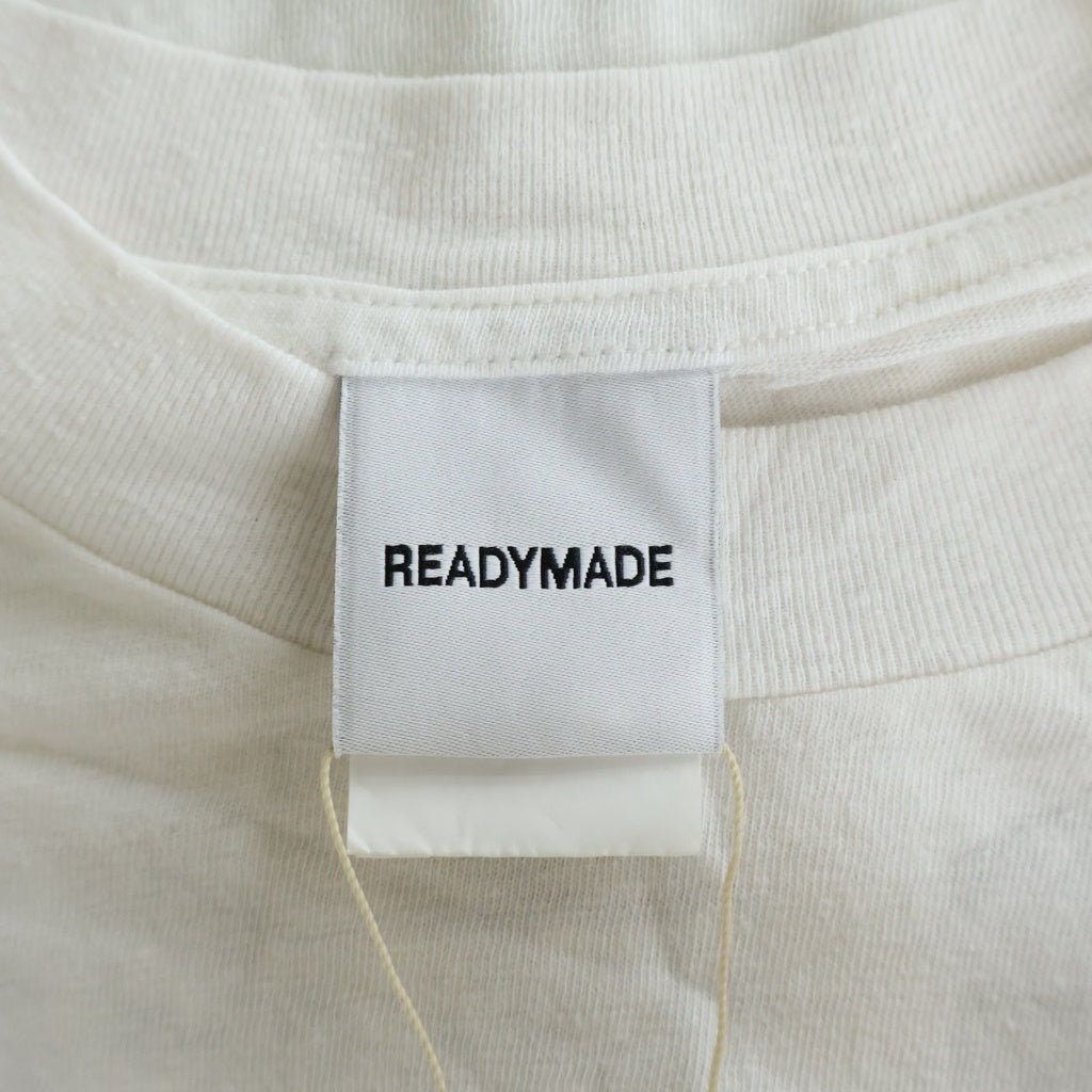 READY MADE(レディメイド) 24SS PEACE Tee ピース 半袖Tシャツ カットソー ホワイト RM-P01-0000-072