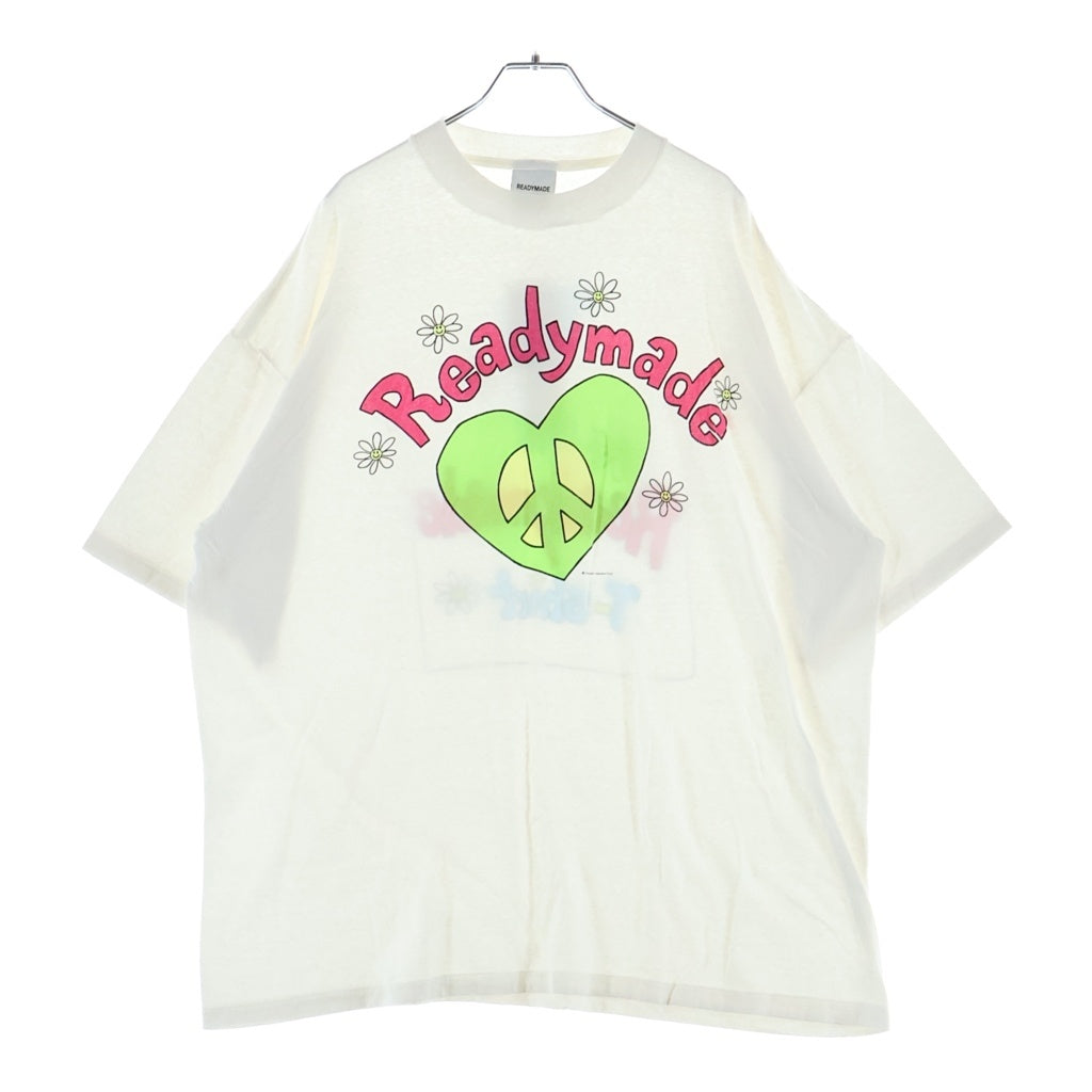 READY MADE(レディメイド) 24SS THIS IS MY Tee ディスイズマイ 半袖Tシャツ カットソー ホワイト RM-P01-0000-073