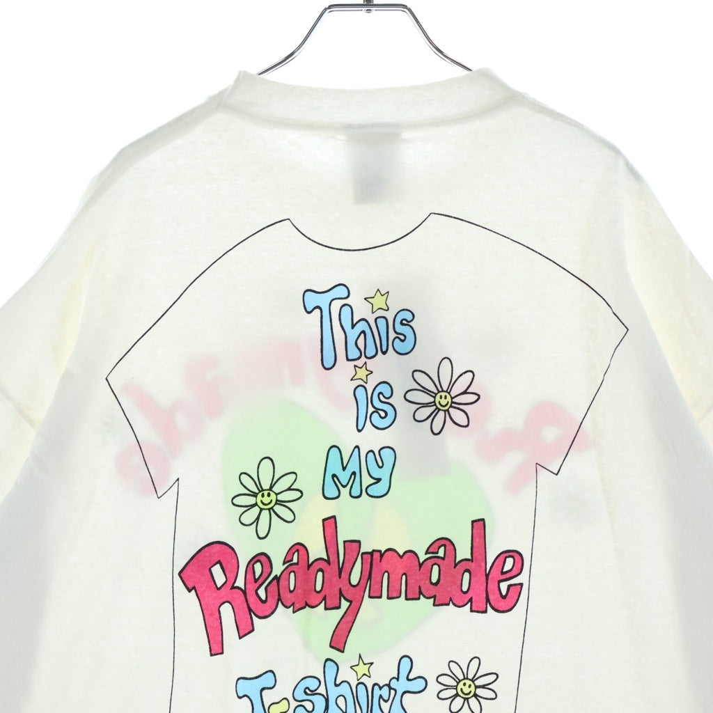 READY MADE(レディメイド) 24SS THIS IS MY Tee ディスイズマイ 半袖Tシャツ カットソー ホワイト RM-P01-0000-073